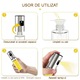 Pulverizator spray cu palnie pentru Ulei sau Otet, Transparent, Inox, 100ml