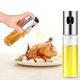 Pulverizator spray cu palnie pentru Ulei sau Otet, Transparent, Inox, 100ml