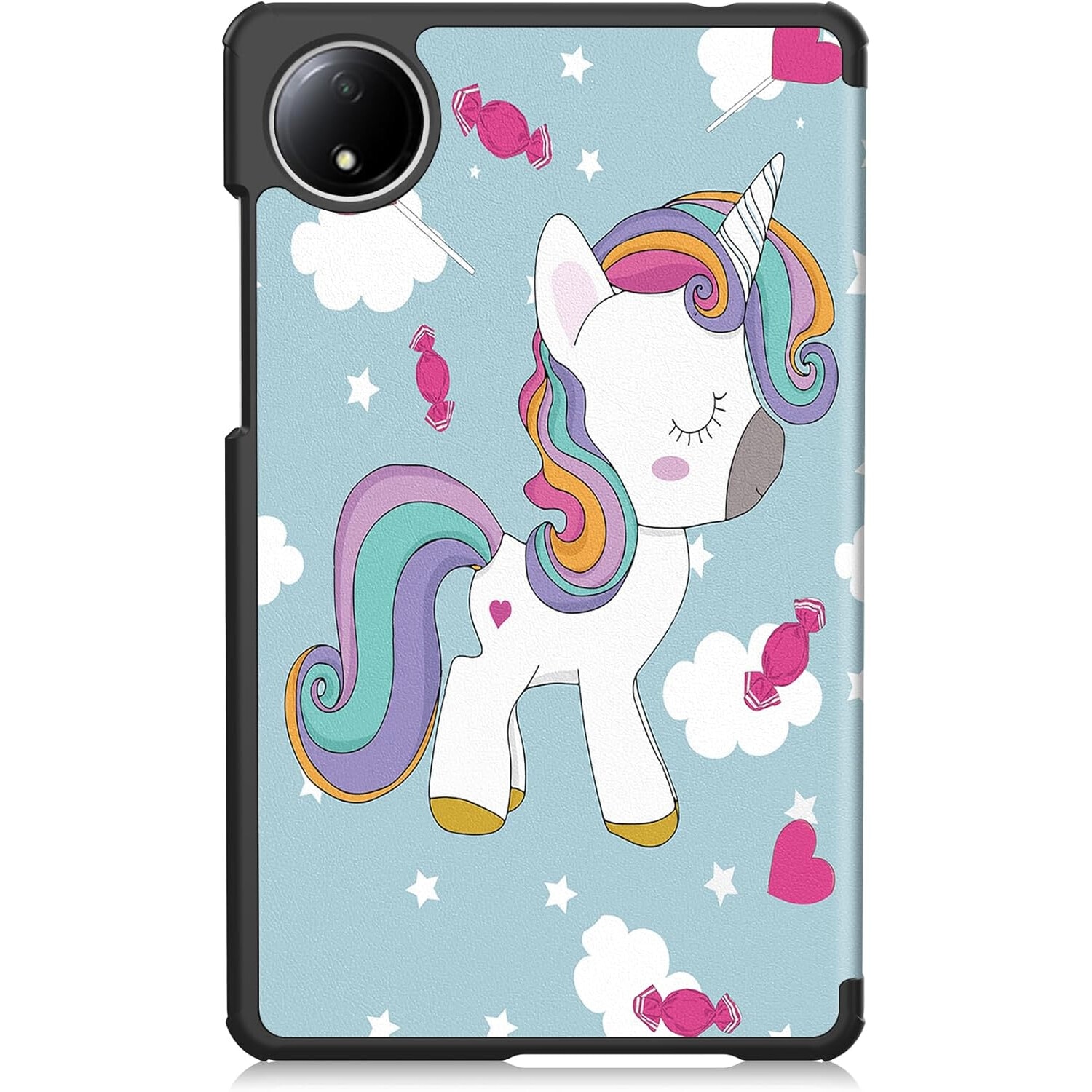 Husa pentru Xiaomi Redmi Pad SE 8.7 tip stand functie sleep/wake-up unicorn