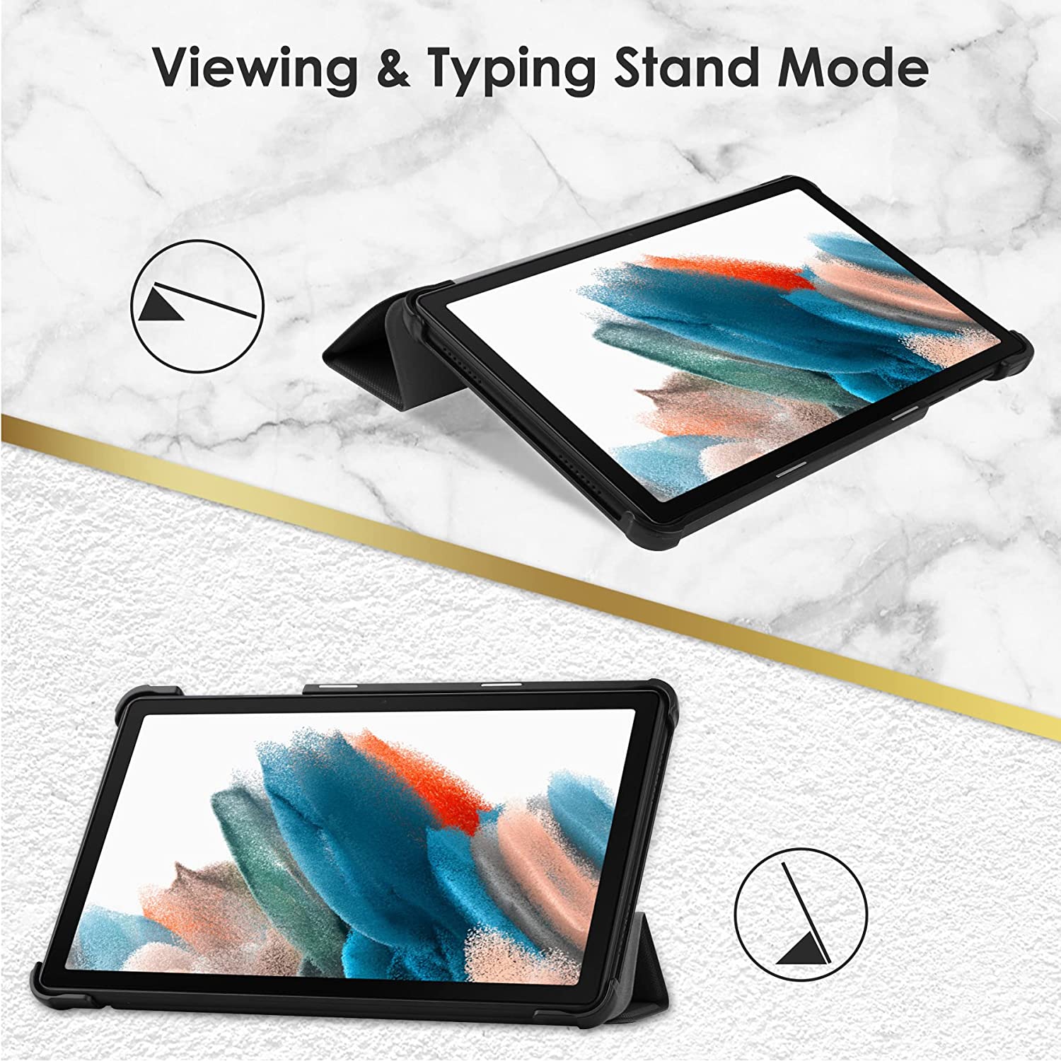 Husa Slim Sigloo, Smart Cover, Trifold, pentru tableta LENOVO Tab M10 3rd Gen(TB-328FU, TB-328XU ), 10.1 inch, model Butterfly