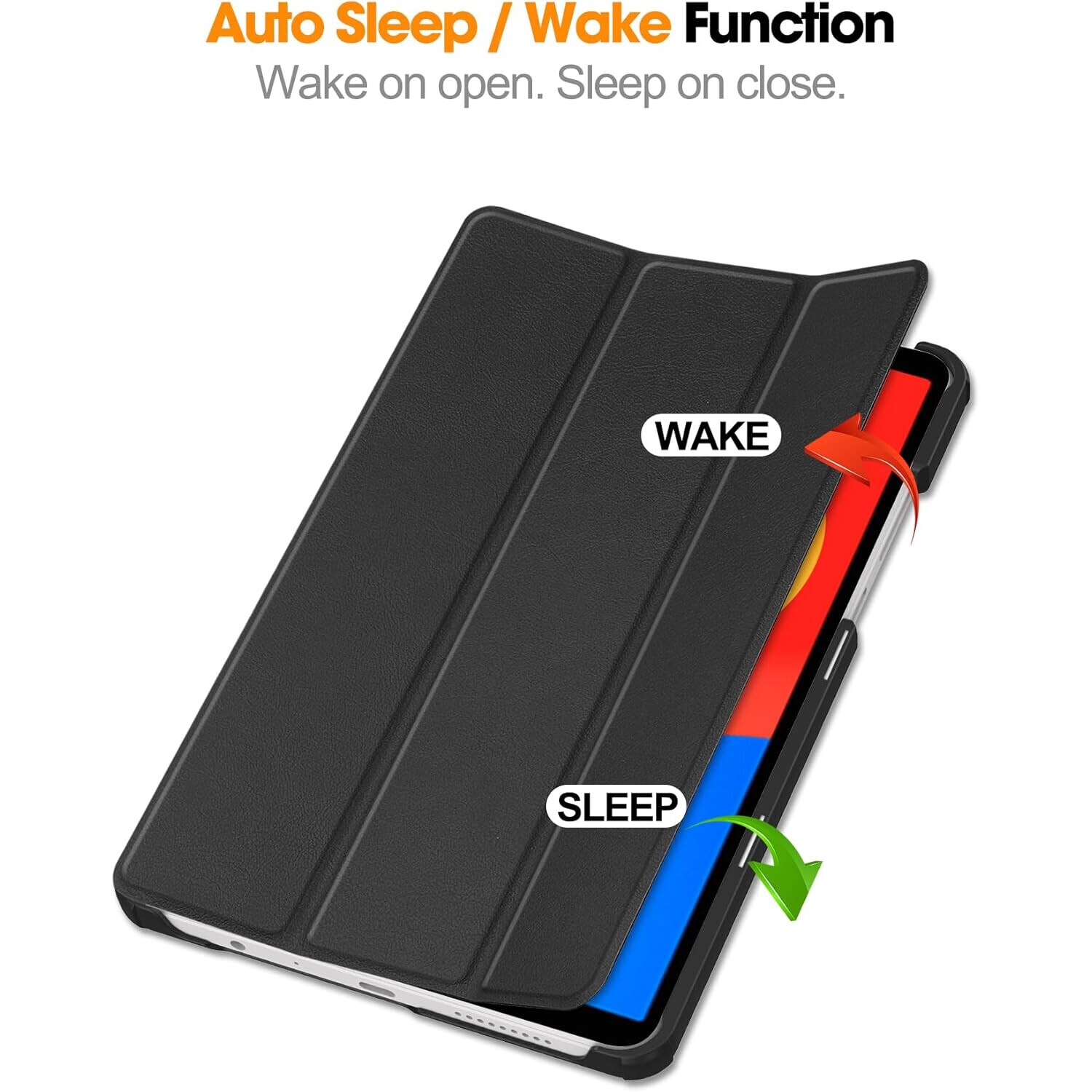 Husa pentru Xiaomi Redmi Pad SE 8.7 tip stand functie sleep/wake-up negru