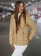 Jacheta de femei OZONEE JS/16M9101, Bej