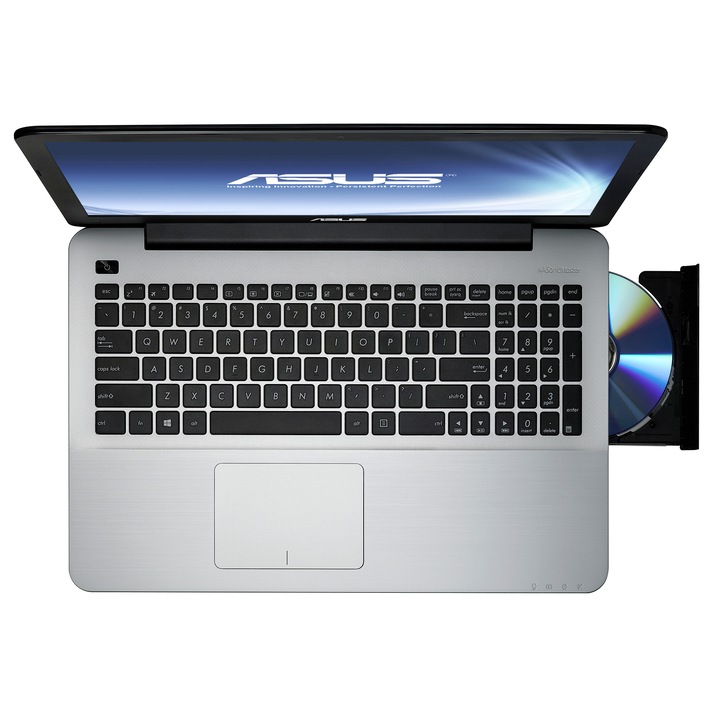 Лаптоп Asus X555LB-XX025D с процесор Intel® Core™ i5-5200U 2.20GHz, Broadwell™, 15.6", 4GB, 1TB, nVidia GeForce 940M 2GB, Free DOS, Black/Silver