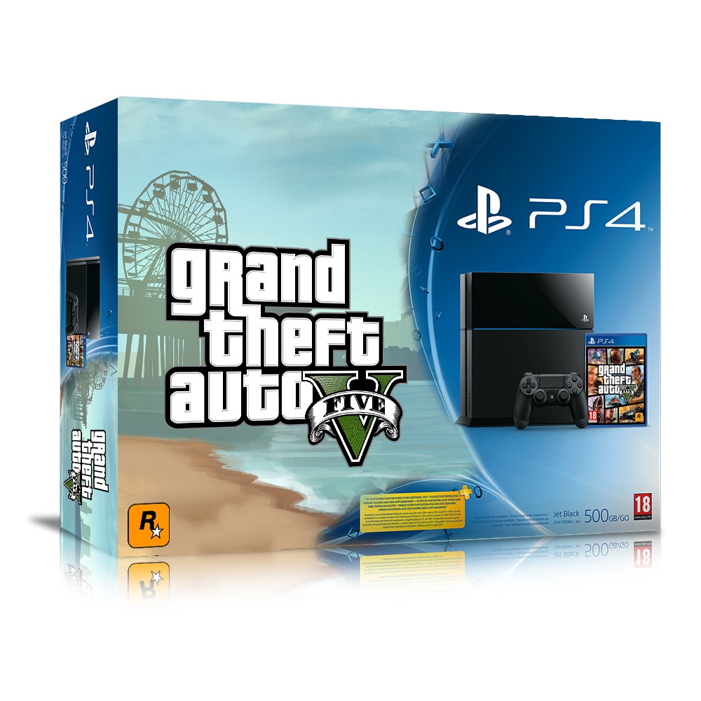 Consola Sony Playstation 4 + Joc Grand Theft Auto V 