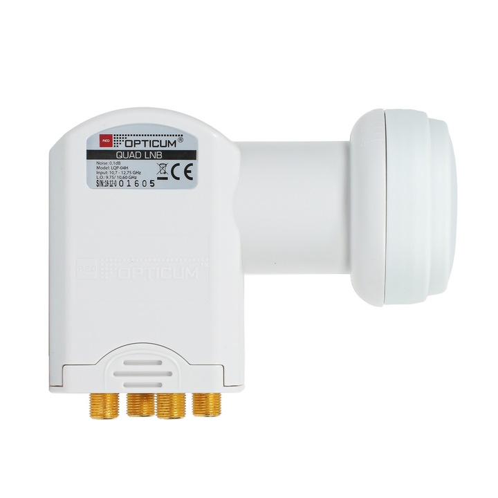 Accesorii TV, RED OPTICUM, QUAD LQP-04H, 0.1 dB, pentru 4 receptoare SAT