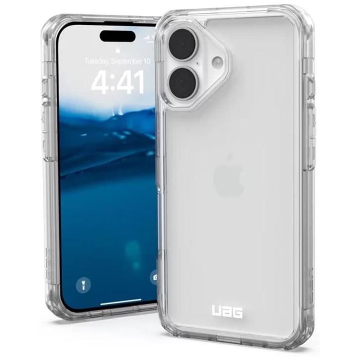 Husa de protectie UAG Plyo Series pentru iPhone 16, Ice