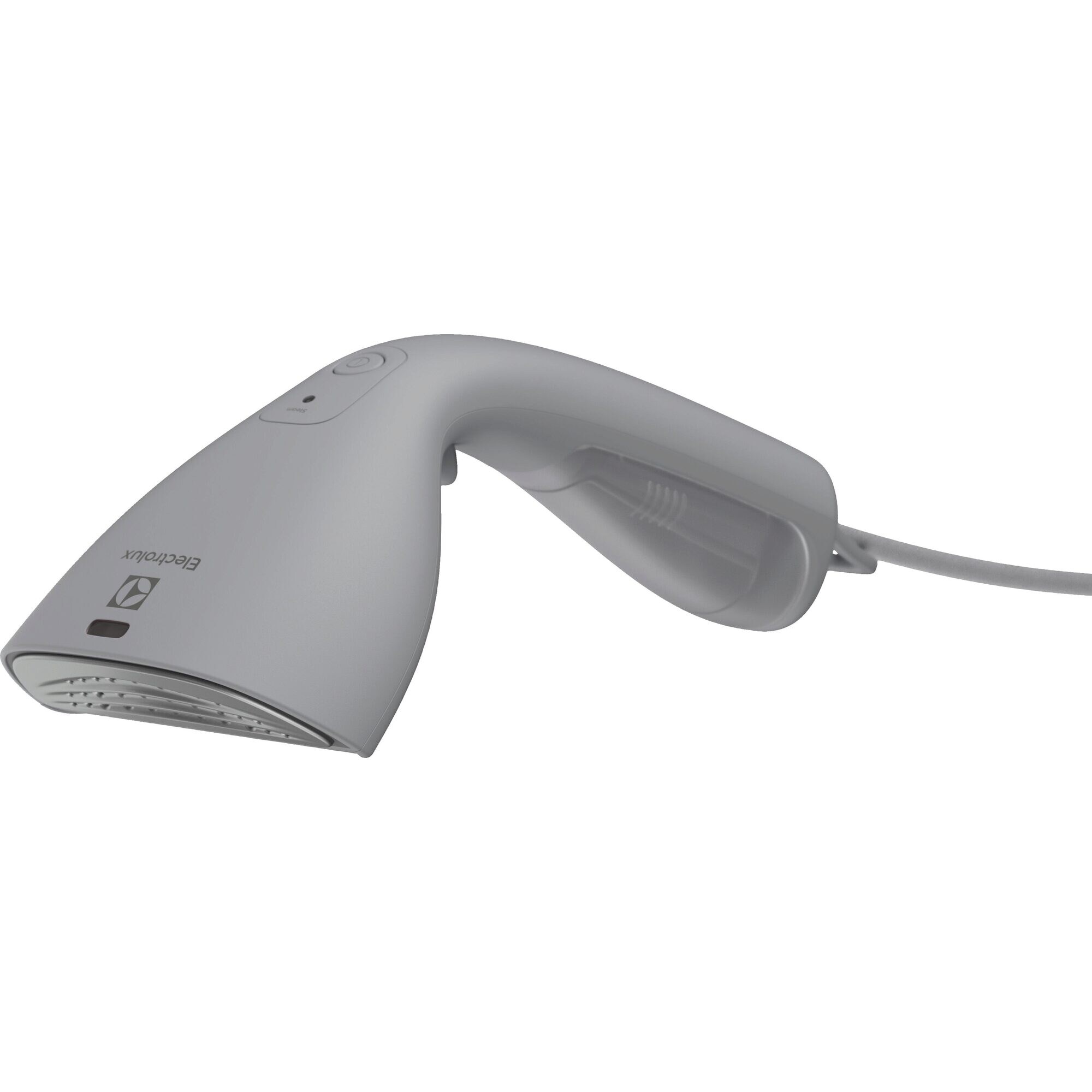 Aparat de calcat vertical cu abur Electrolux E7HS2-6UG, 1400W, jet de abur 26gr/min, rezervor detasabil 100 ml, talpa ceramică GlissiumTM, husa, gri inchis