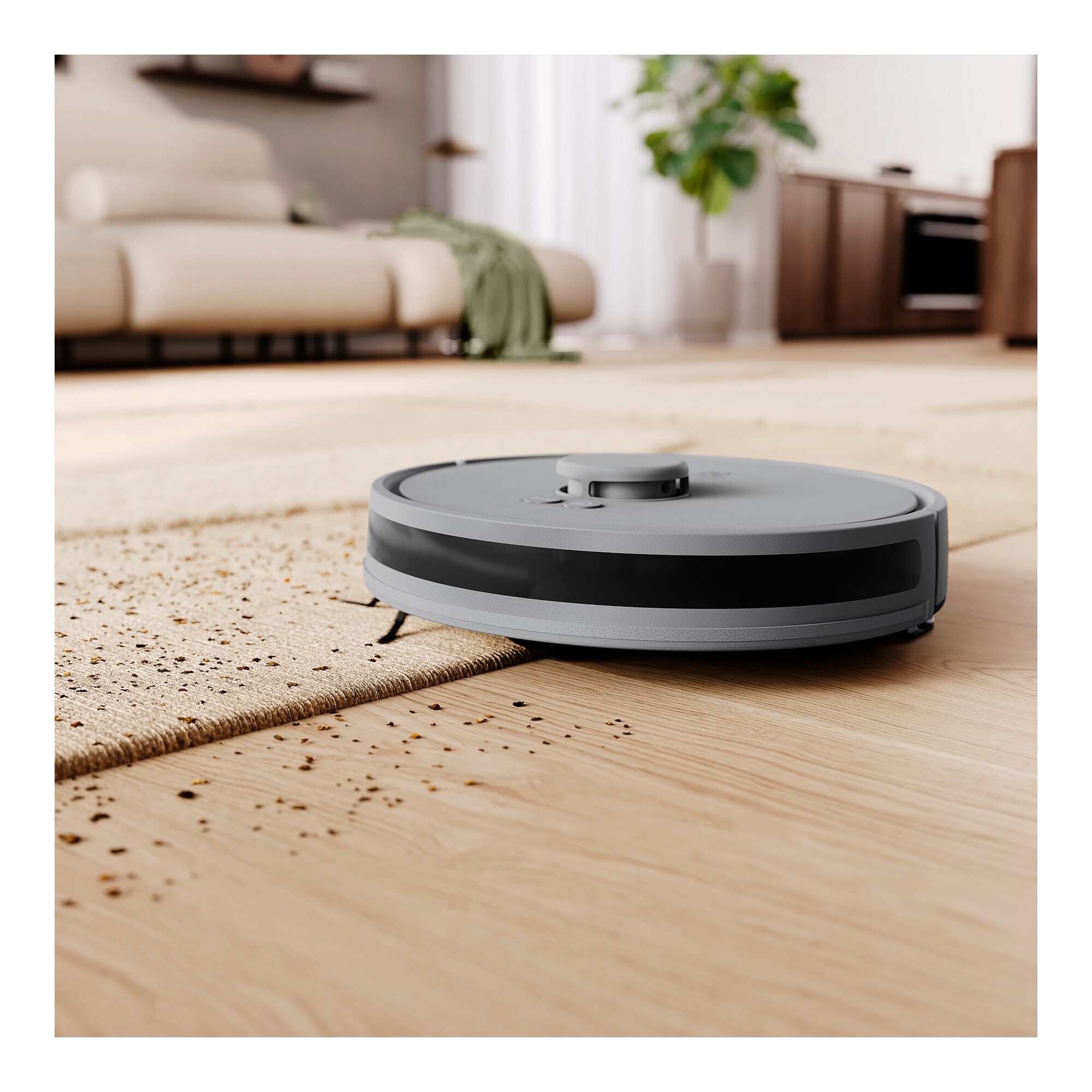 Robot de aspirare Electrolux ER71UW2SW, aspirator si mop, statie automata de golire cu sac igienic Electrolux, 2,4l, tehnologie LiDAR, WI-FI, app Electrolux, 4000Pa, baterie 3200mAh, 46 Wh, 4 viteze, autonomie pana la 140 minute, alb