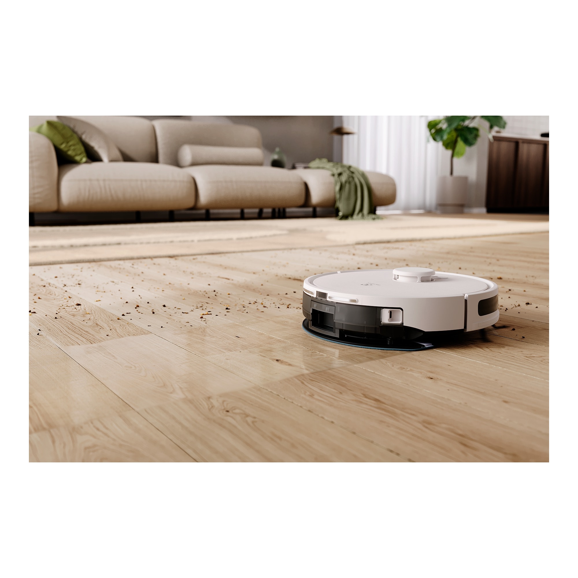 Robot de aspirare Electrolux ER71UW2SW, aspirator si mop, statie automata de golire cu sac igienic Electrolux, 2,4l, tehnologie LiDAR, WI-FI, app Electrolux, 4000Pa, baterie 3200mAh, 46 Wh, 4 viteze, autonomie pana la 140 minute, alb