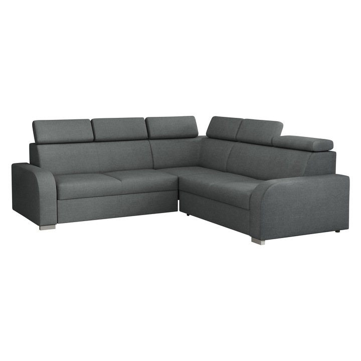 Coltar extensibil Losar 2rR2p, MIRJAN24, gri inchis, 85x250x250 cm