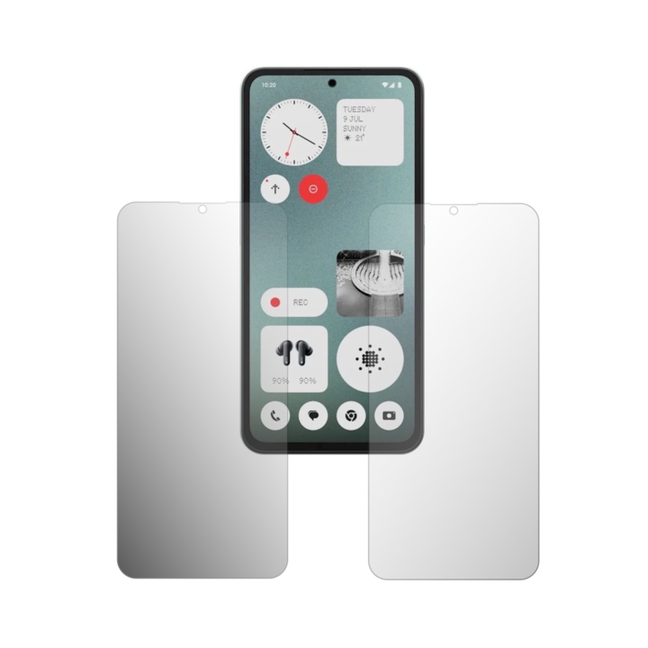 Set 2X Folie Protectie Ecran Folie24, pentru Nothing CMF Phone 1, 1X Ultra-Clear + 1X Mata, Acoperire Case-Friendly ( Compatibile cu Carcasa ), Adezive, Flexibile cu Auto Regenerare
