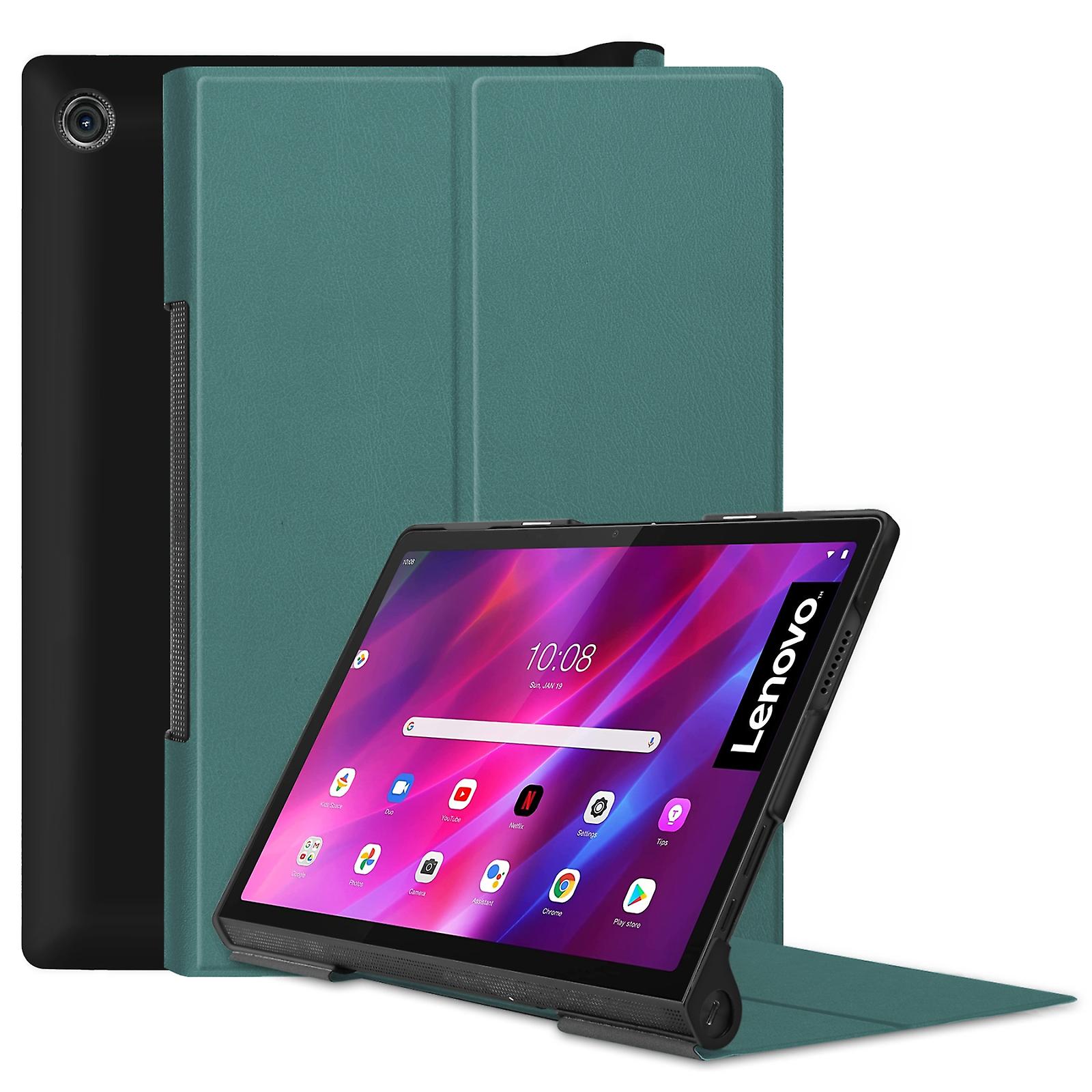 Husa Smart Cover, Sigloo, pentru tableta Lenovo Yoga Tab 11 YT-J706F, 11 inch, 2021, Pine Green