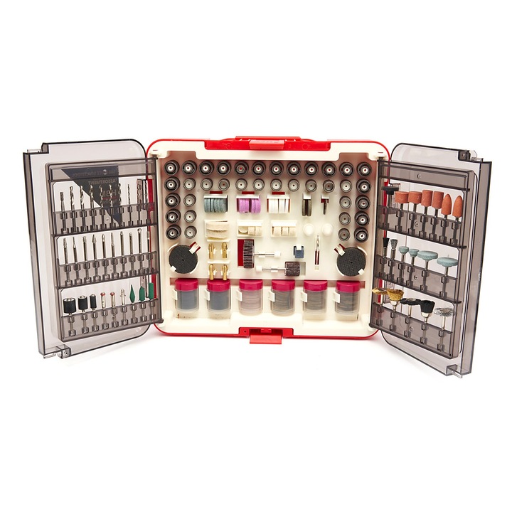 Set accesorii pentru slefuitor polizor, HBM, pentru biax, 508 piese