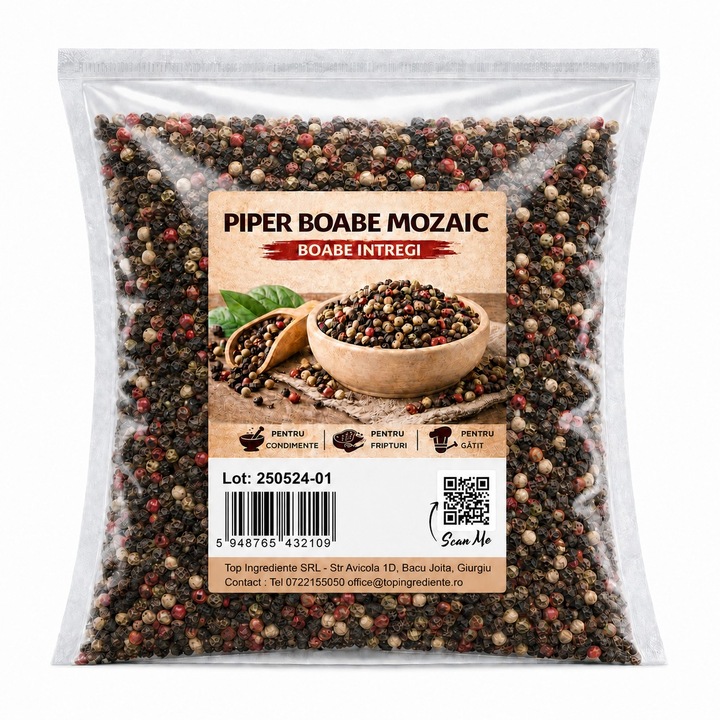Piper Boabe Mozaic, Punga 100g
