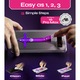 Set 2 Folii sticla compatibil cu iPhone 16 PRO MAX, 6.9", DefenSlim, instalare usoara si rapida cu dispozitiv de potrivire automata in 30 sec cu Easy Install Kit patentat, protectie telefon