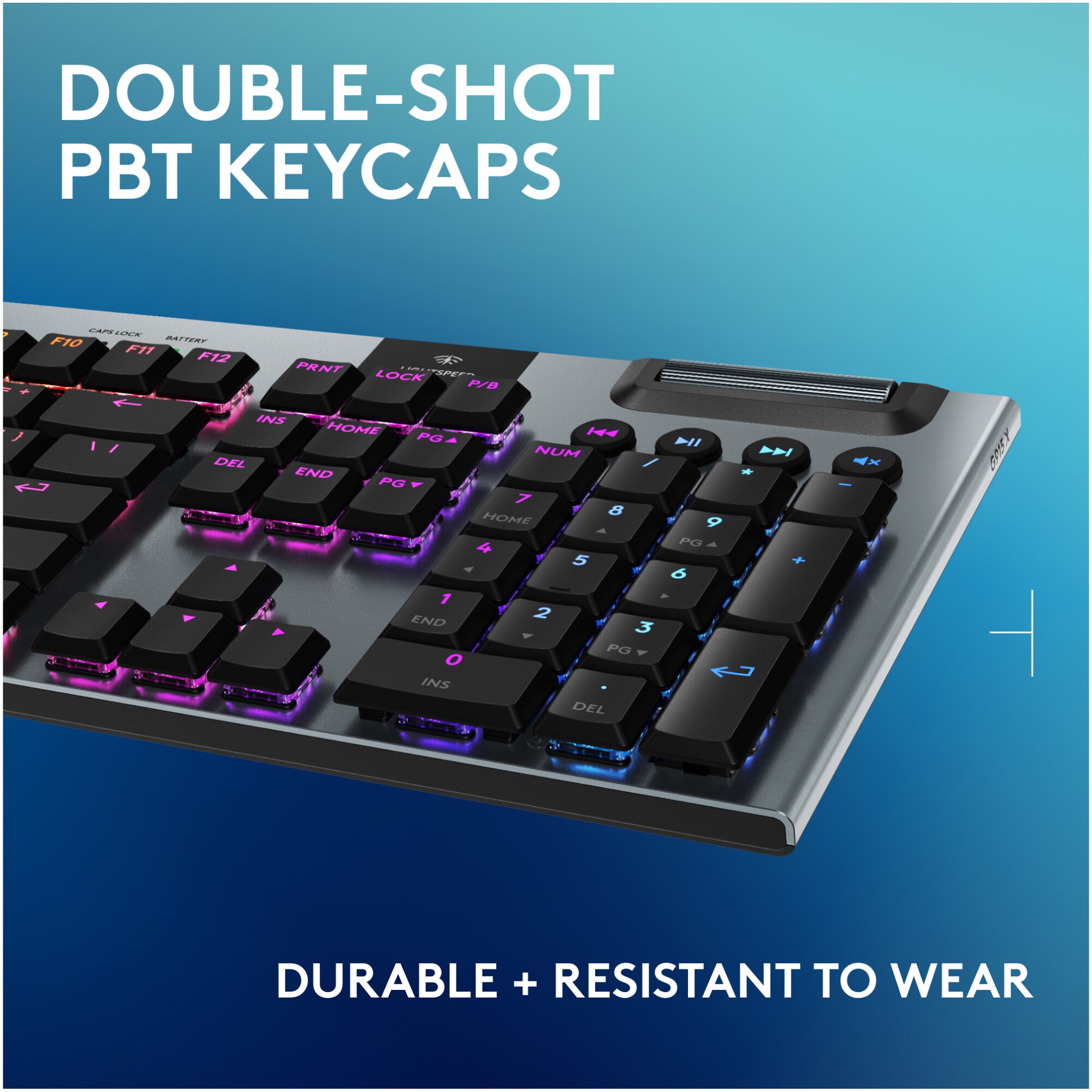 Tastatura Mecanica Gaming Logitech G915 X LIGHTSPEED, Linear, Low