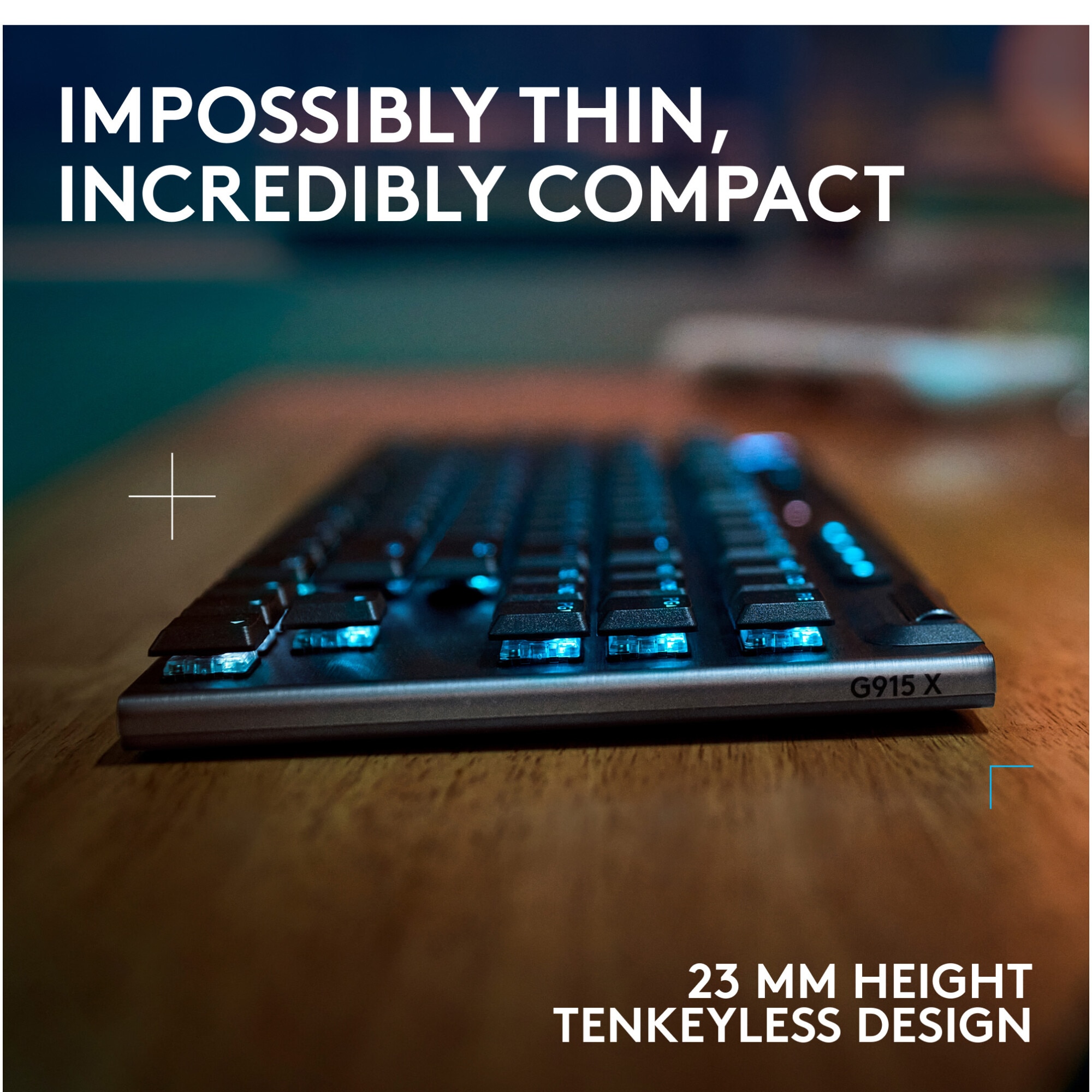 【最終価格】Logitech G915 TKL CLICKY Tastatura Mecanica Gaming Logitech G915 X TKL, Clicky, LightSpeed