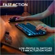 Клавиатура Gaming Logitech G915 X TKL, Clicky, LightSpeed, Low-Profile, Wireless, Черен