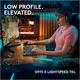 Клавиатура Gaming Logitech G915 X TKL, Clicky, LightSpeed, Low-Profile, Wireless, Черен