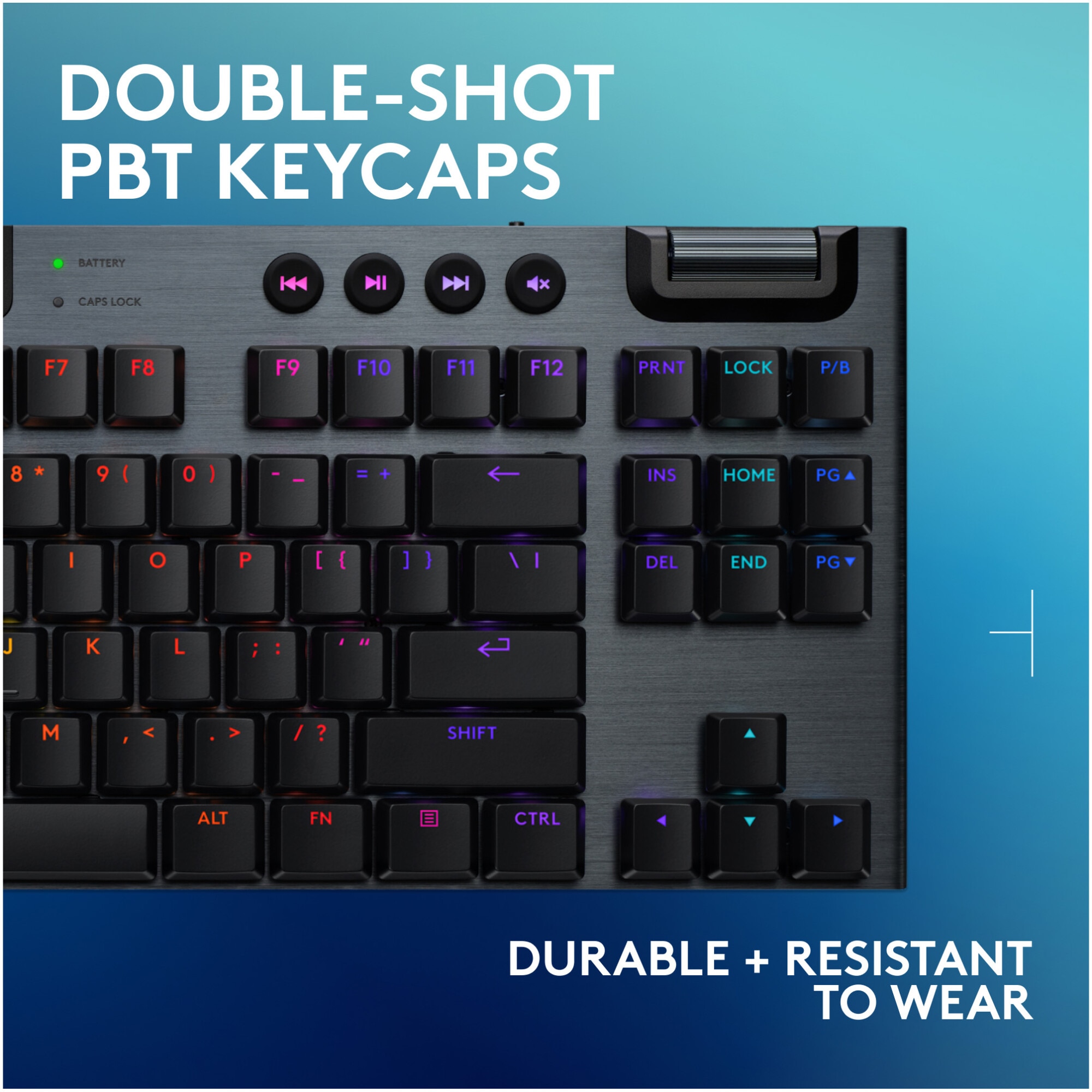 Tastatura Mecanica Gaming Logitech G915 X TKL, Clicky, LightSpeed