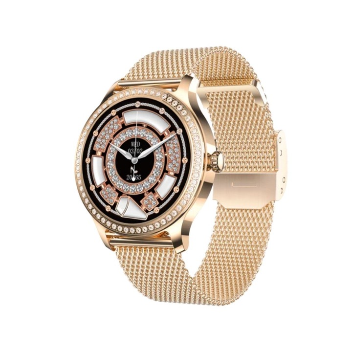 Смарт часовник fixGuard Diamomd Line LW105, IP68, Rose Gold Edition