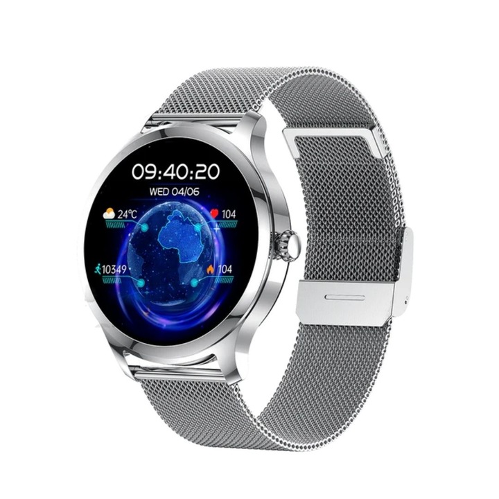 Смарт часовник fixGuard Linewear LW92, IP68, Silver