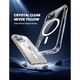 Huse pentru iPhone 16 Pro cu MagSafe Crystal Clear Back Series - transparent