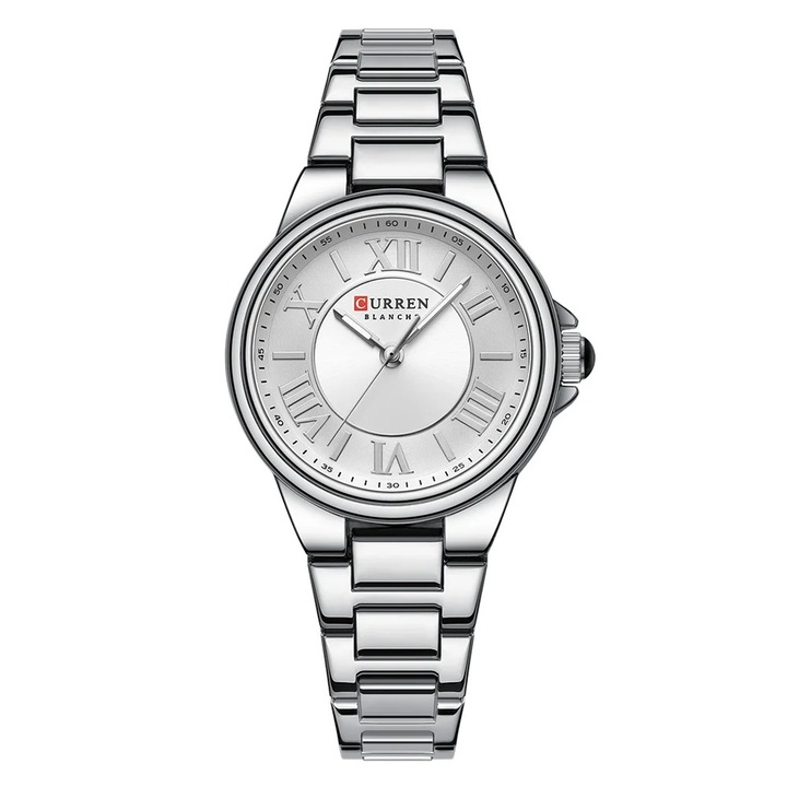 Női karóra Curren Casual Elegant Fashion Analóg Quartz Silver