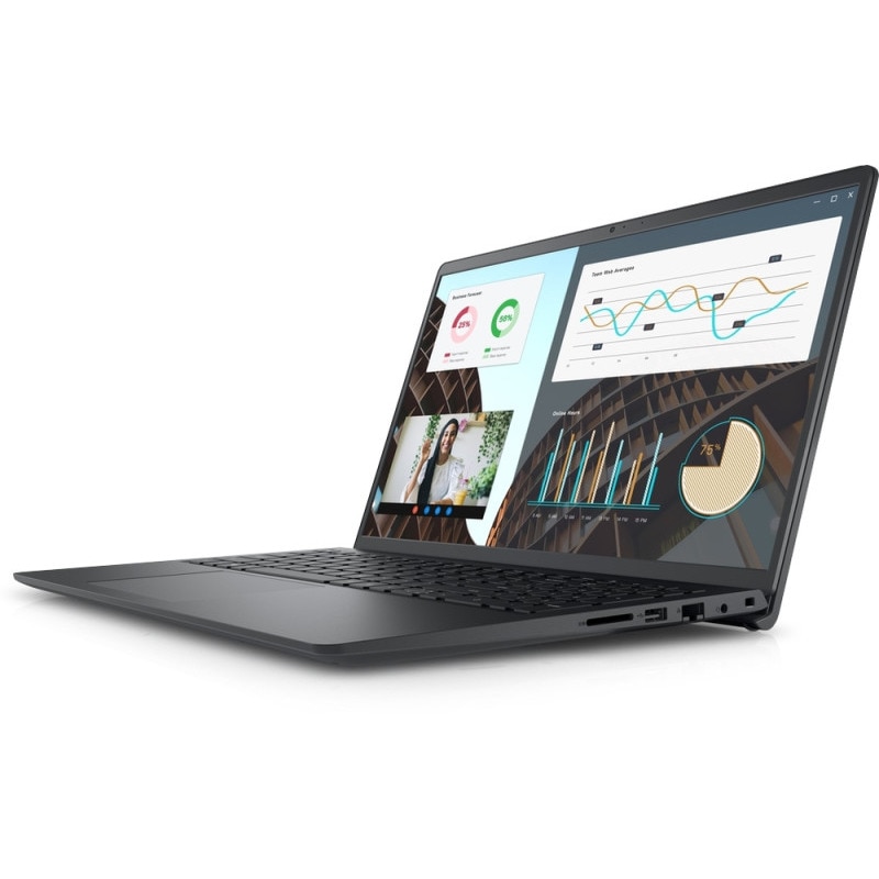 Laptop DELL Vostro 3530, Intel Core i7-1355U pana la 5 GHz, 15.6" Full HD, 16 GB, SSD 2 TB, Intel UHD Graphics, Windows 11 Pro, Carbon Black