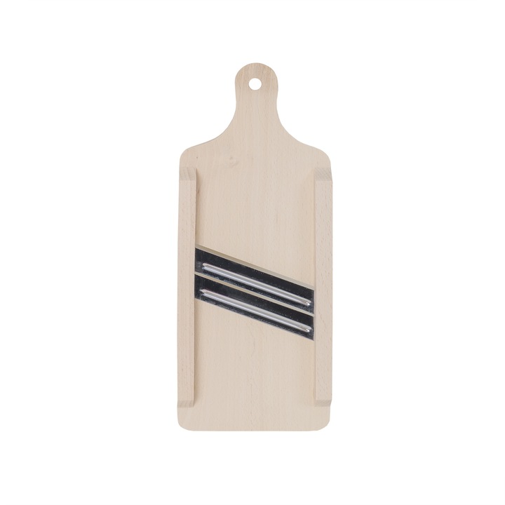 Razatoare pentru varza, cu 2 cutite, lemn fag, 36x114x3.5 cm / 1459