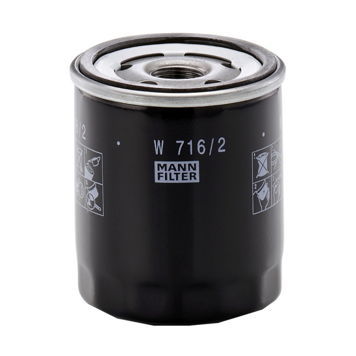 Маслен филтър Mann за Alfa Romeo Giulietta, Mito, Fiat 500X, Tipo, Jeep Compass, Renegade