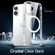Huse pentru iPhone 16 Plus cu MagSafe Crystal Clear Back Series - transparent
