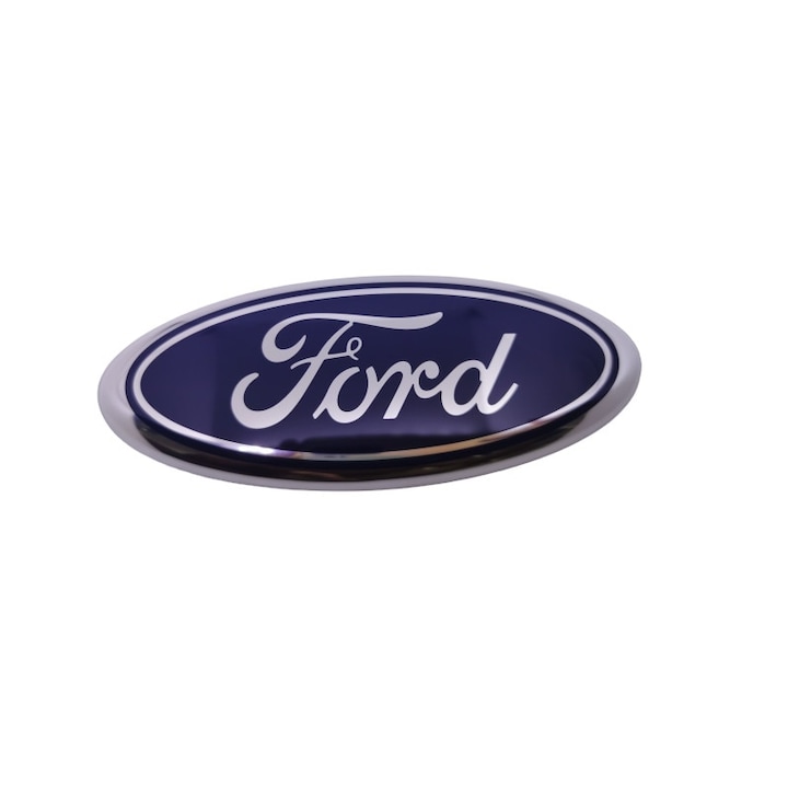 Embléma - Alkalmas Ford, Focus ferdehátú, Mondeo MK4 autó jelvény, autó jelvény, 145 mm, alumínium