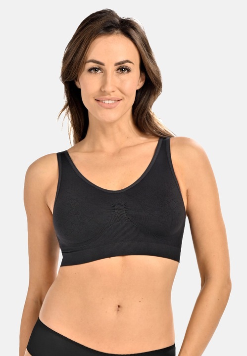 Безшевен сутиен за кърмачки, Teyli, Charlotte, Черен