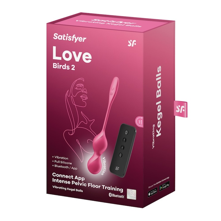 Satisfyer Love Birds 2 Bile vibrante Kegel + aplicatie gratuita