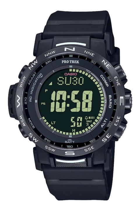 Casio, Кварцов часовник със слънчева батерия, Черен