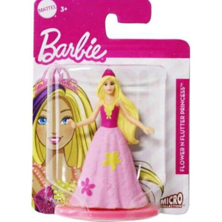 Фигурка, Mattel Barbie Mini Flower N Flutter Princess, 7,5 см