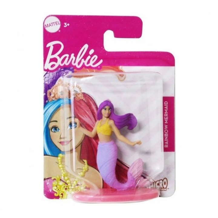 Фигурка, Mattel Barbie Mini Rainbow Mermaid, 6см