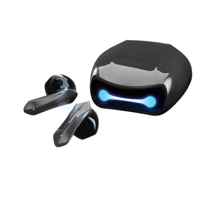 Casti wireless pentru jocuri R05 Bluetooth 5.1 Compatibile cu Android iOS, Negru
