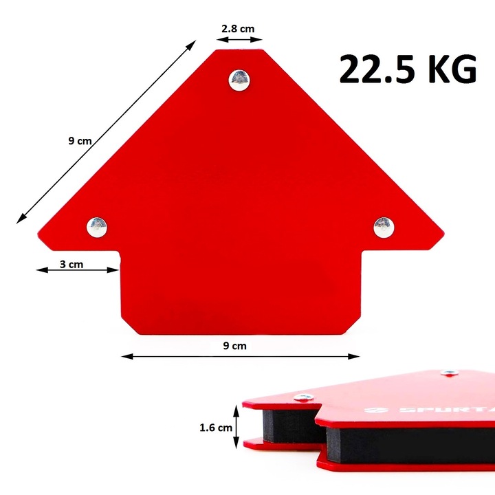 Set 4 magneti masa sudura, suport magnetic fixare sudura, 22.5 kg