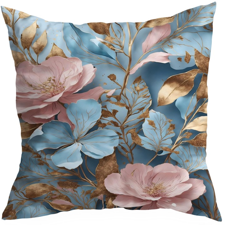 Fata De Perna Decorativa, HomeView, PDS270, 40x40 cm, Multicolor