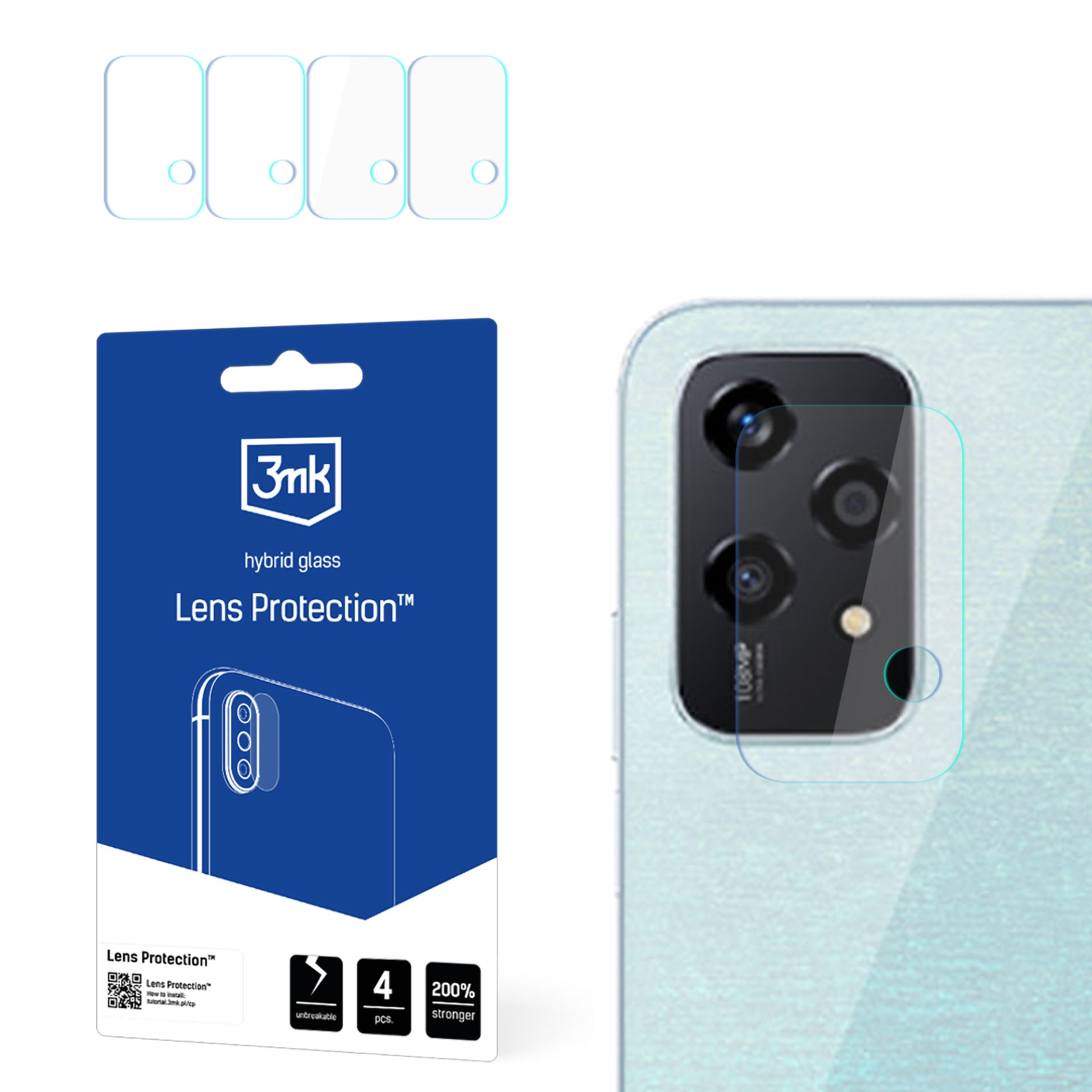 Folie protectie pentru telefon, 3MK, Honor 200 Lite, protectie 6H, aproape invizibila, 0,16mm