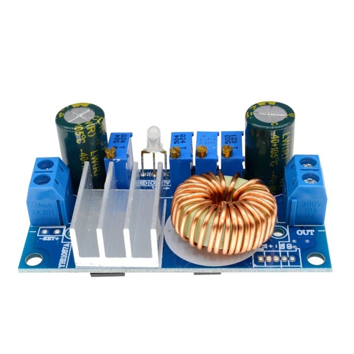 Controler MPPT, incarcare baterie 1.25-32V cu panou solar DC 6-36V, 5A