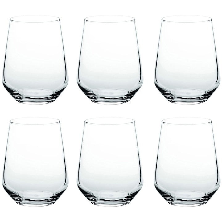Set 6 Pahare Apa/Gin, 410 ml
