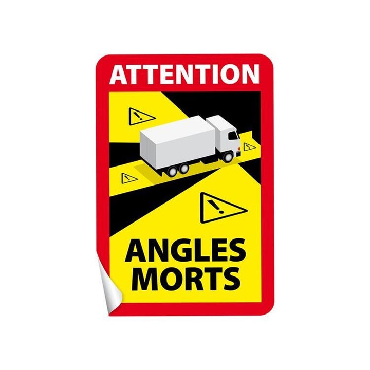 Стикер за предупреждение за мъртва зона за камион