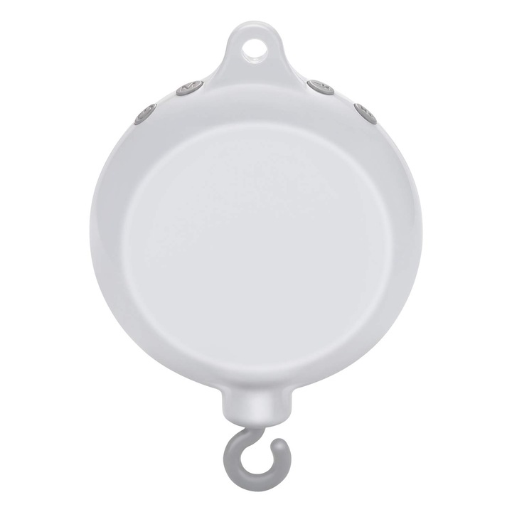 Cutie muzicala rotativa, QttvbTna, alb, 135x90x35mm