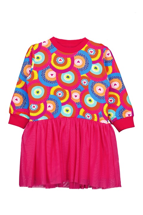 Agatha Ruiz de la Prada, Разкроена рокля с принт, Фуксия