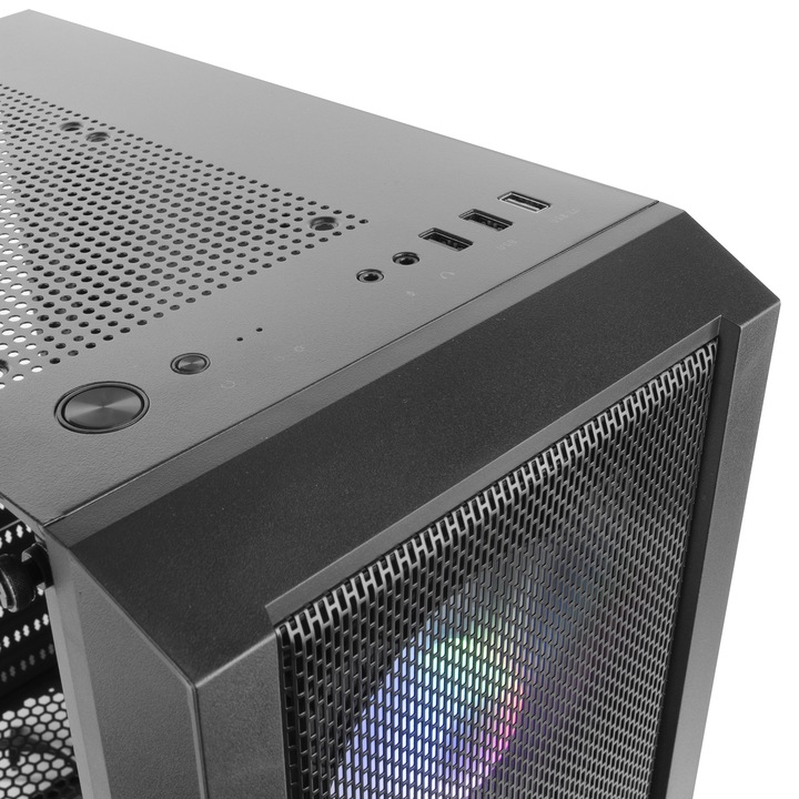 Настолен компютър Gaming GRT RGB FAN система с процесор AMD Ryzen 7 7700X до 5,4 Ghz, 16 GB DDR5, 1 TB SSD M.2, Radeon RX 7600 8 GB GDDR6