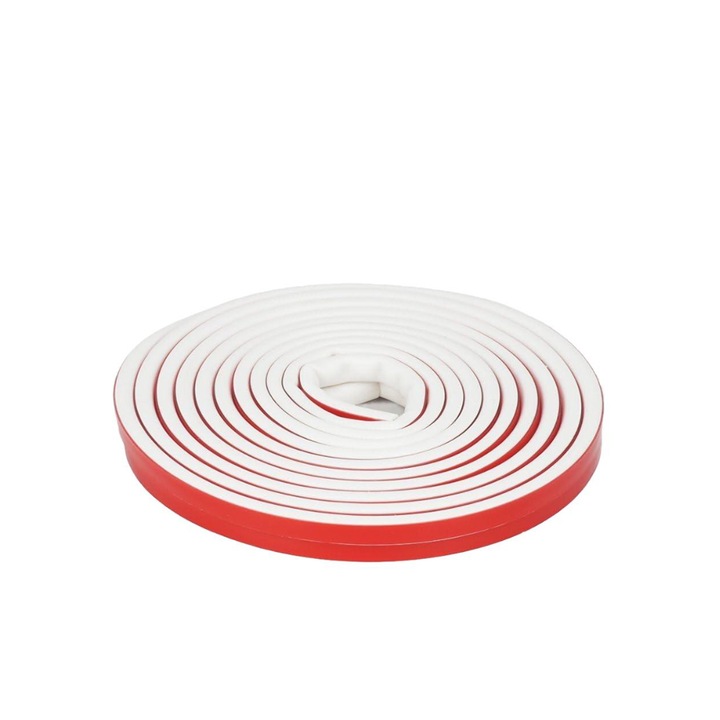 Banda Autoadeziva GREATON De Etansare Pentru Blat De Bucatarie, Cabina De Dus, Cada, Din Silicon Si Cauciuc, Bariera Anti-apa, 3 Cm Inaltime, 200 Cm Lungime, Alb