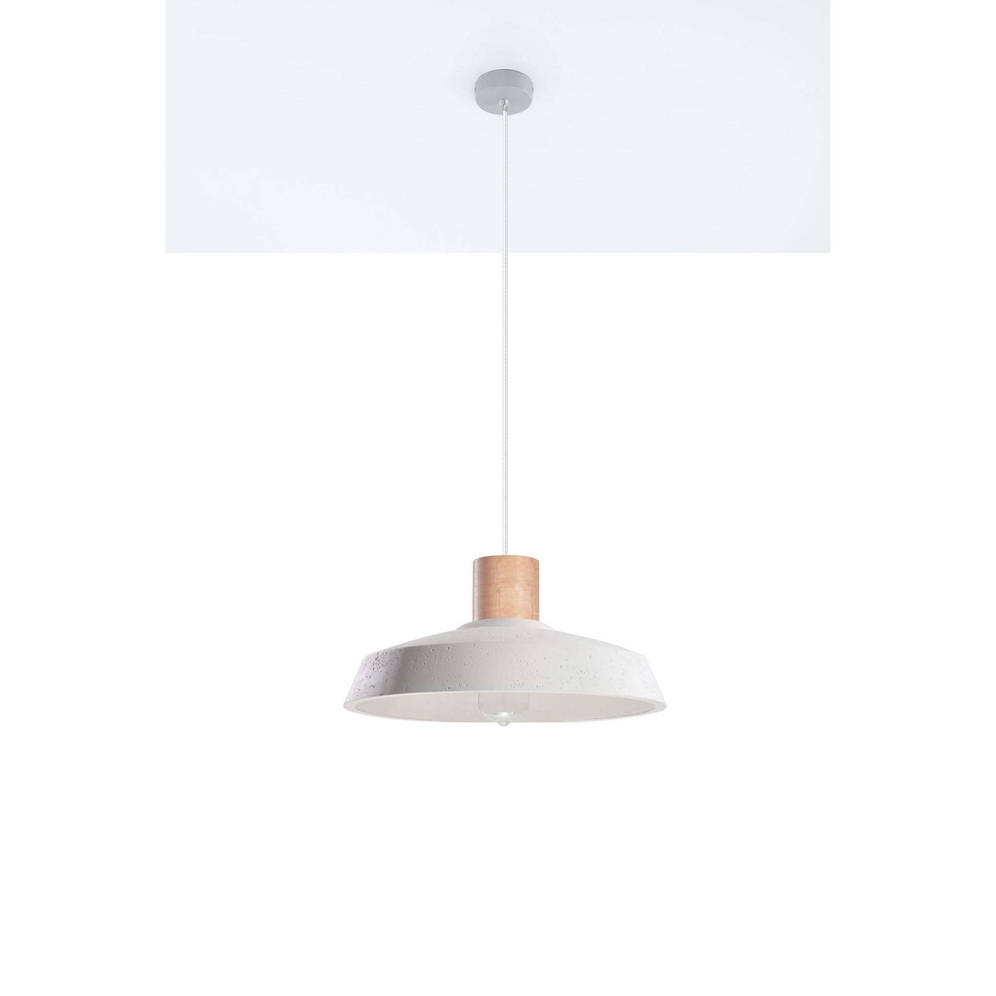 Pendul Sollux Lighting Afra E27, 60W, Loft Design, Transparent